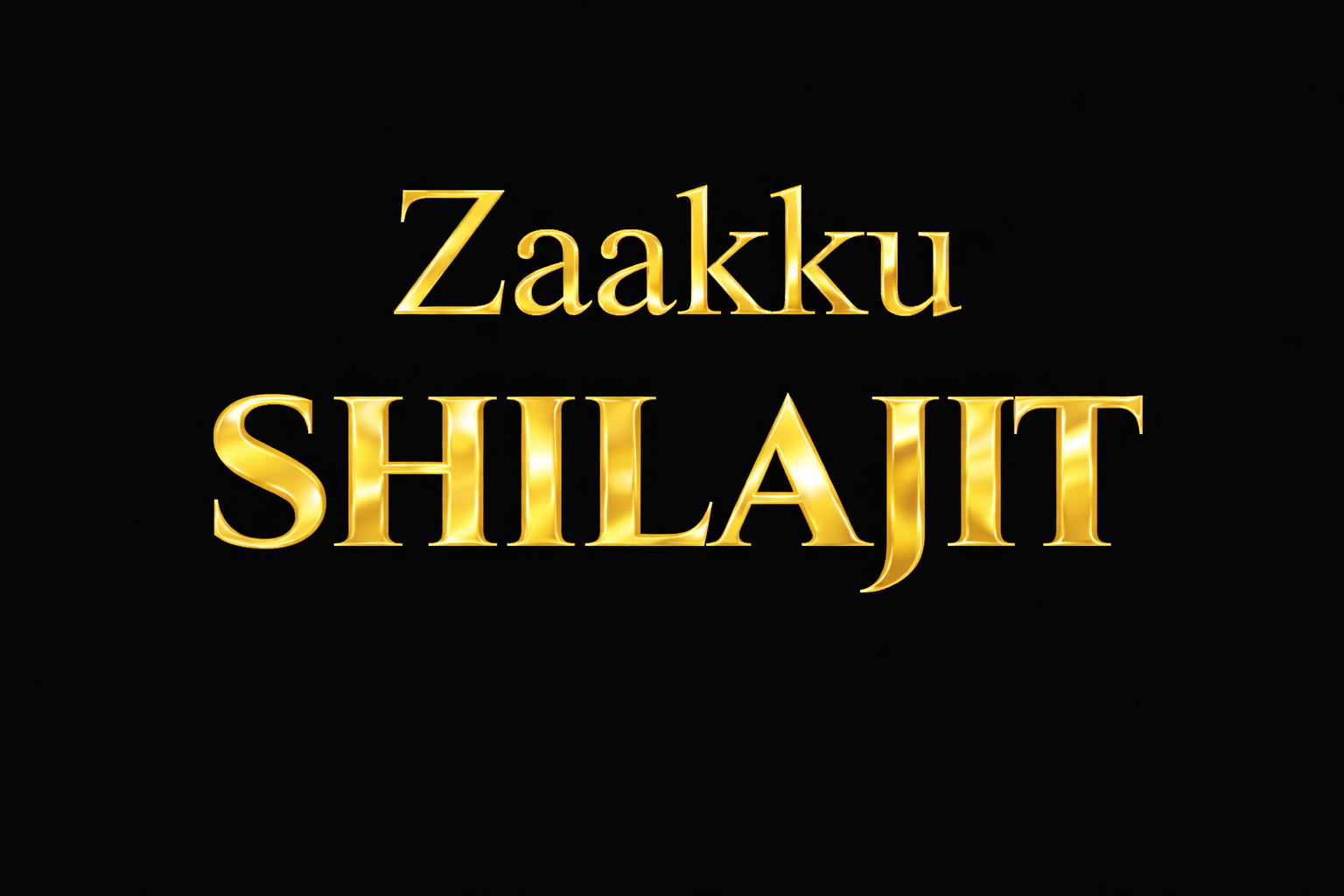 Zaakku Shilajit